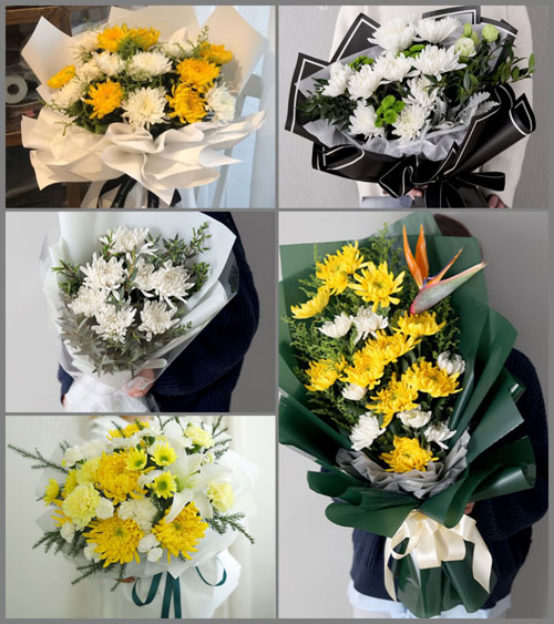 贵州毕节市七星关区鸭池镇场坝村白事花束代送